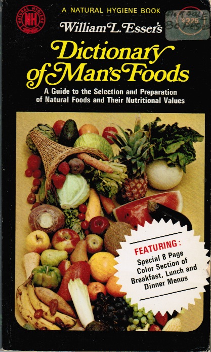 Dictionary of Man’s Foods